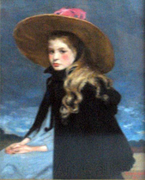 Henri Evenepoel Henriette with the large hat